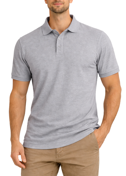 AP21-Access Men's Short Sleeve Classic Uniform Pique Polo Shirt