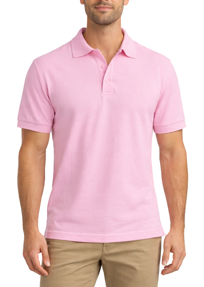 AP21-Access Men's Short Sleeve Classic Uniform Pique Polo Shirt