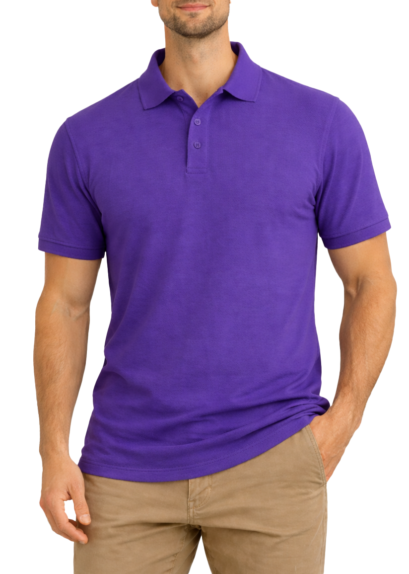 AP21-Access Men's Short Sleeve Classic Uniform Pique Polo Shirt