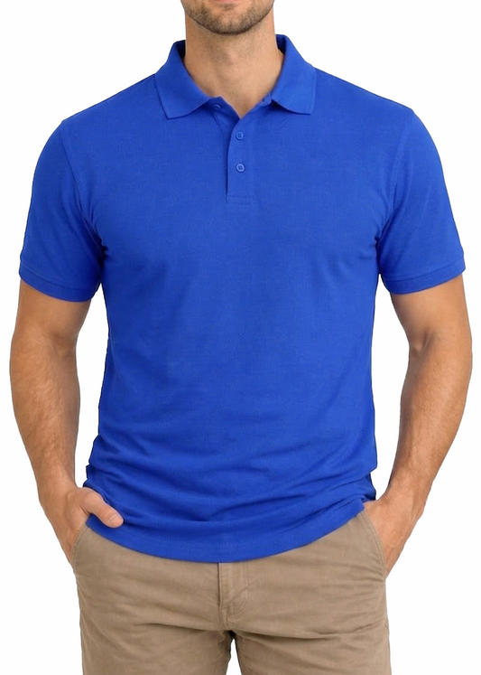 AP21-Access Men's Short Sleeve Classic Uniform Pique Polo Shirt