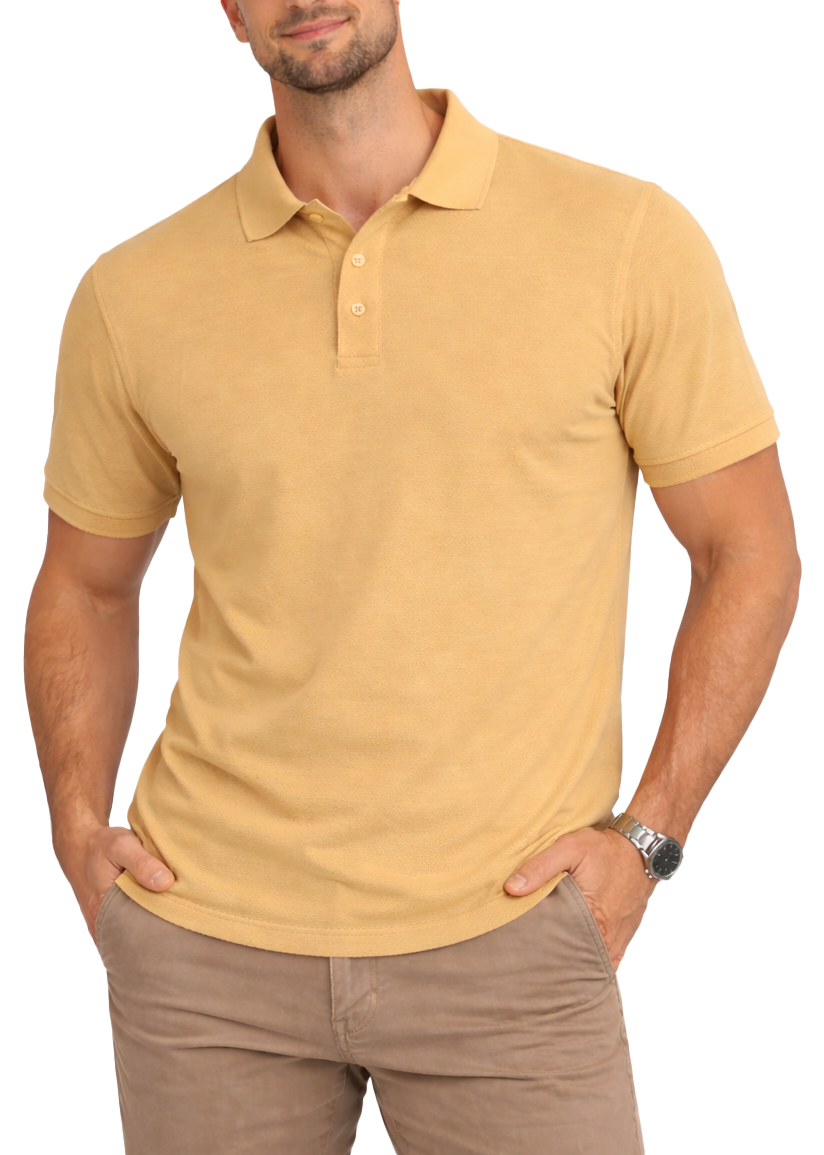 AP21-Access Men's Short Sleeve Classic Uniform Pique Polo Shirt