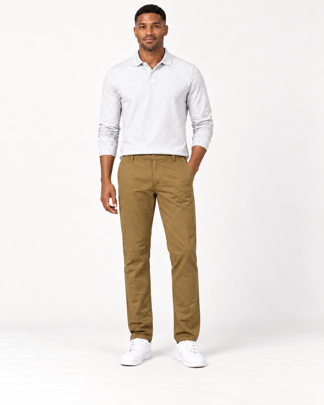 AP2615 - Men's Regular Fit Stretch Chino Pants