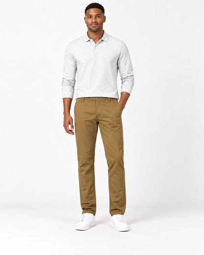 AP2615 - Men's Regular Fit Stretch Chino Pants