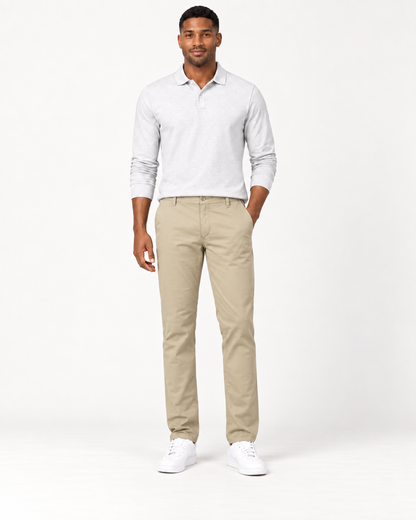 AP2615 - Men's Regular Fit Stretch Chino Pants