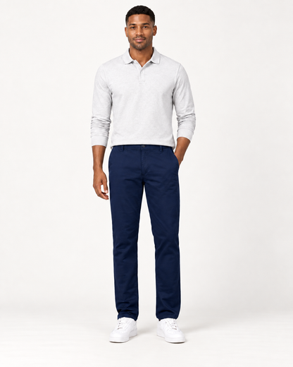 AP2615 - Men's Regular Fit Stretch Chino Pants