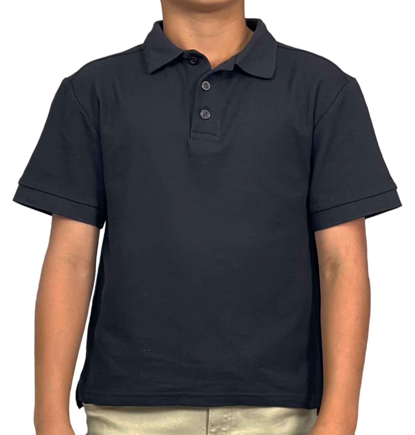 ASU001-Access Unisex Kid's Short Sleeve School Uniform Pique Polo