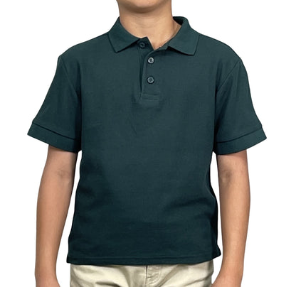 ASU001-Access Unisex Kid's Short Sleeve School Uniform Pique Polo