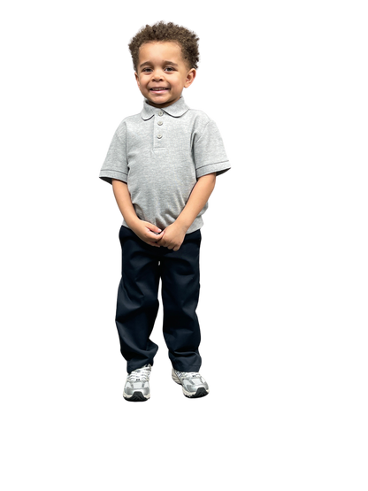 ASU001-Access Unisex Kid's Short Sleeve School Uniform Pique Polo