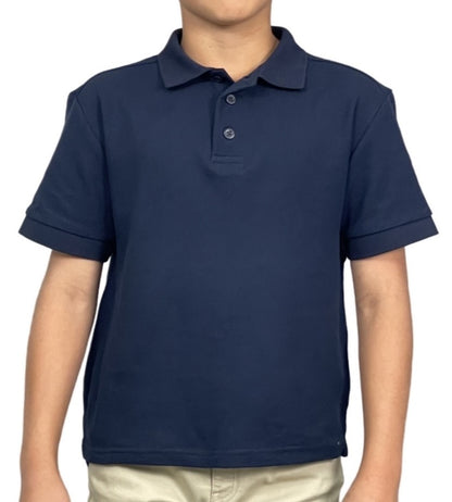 ASU001-Access Unisex Kid's Short Sleeve School Uniform Pique Polo