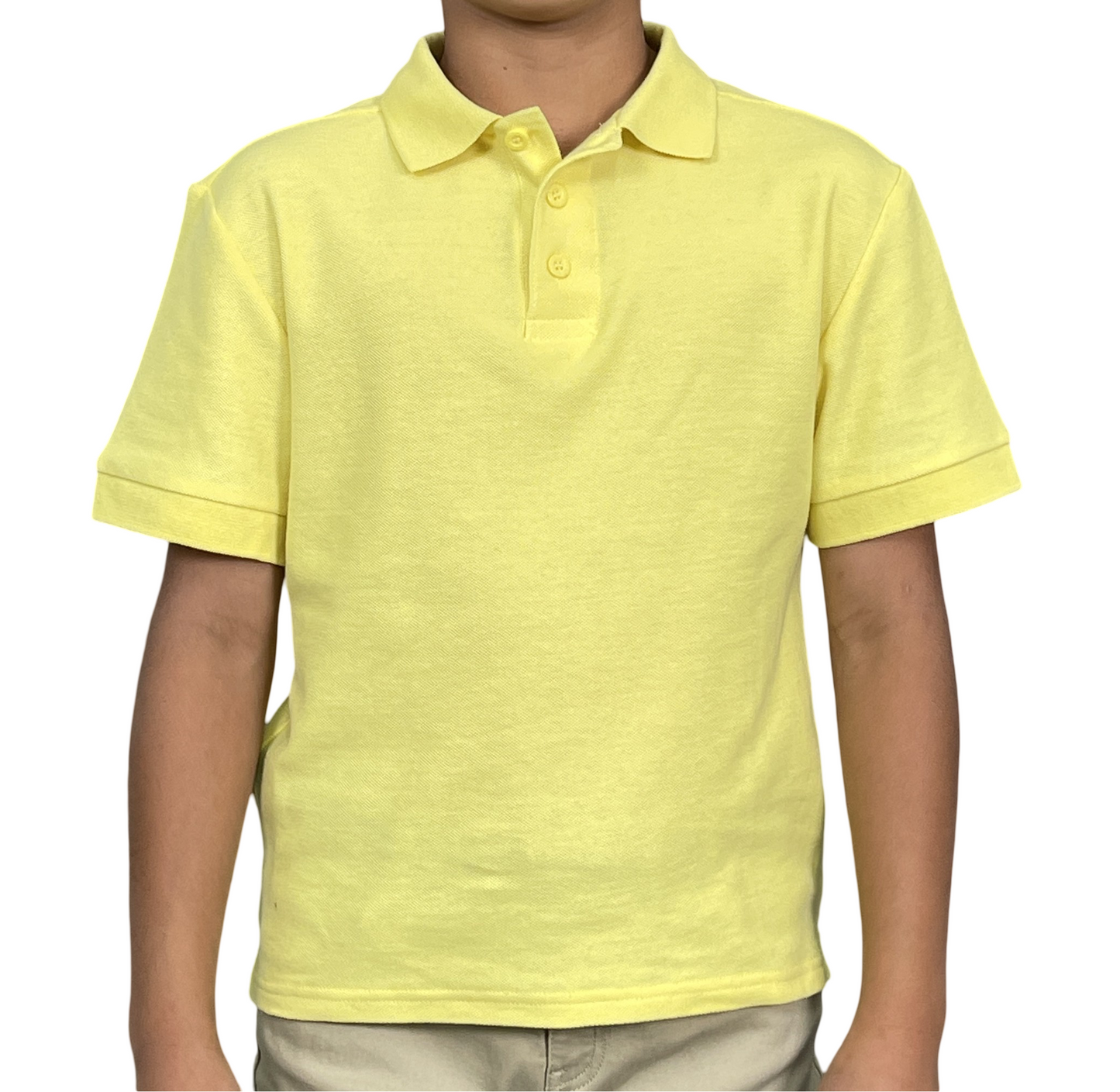 ASU001-Access Unisex Kid's Short Sleeve School Uniform Pique Polo