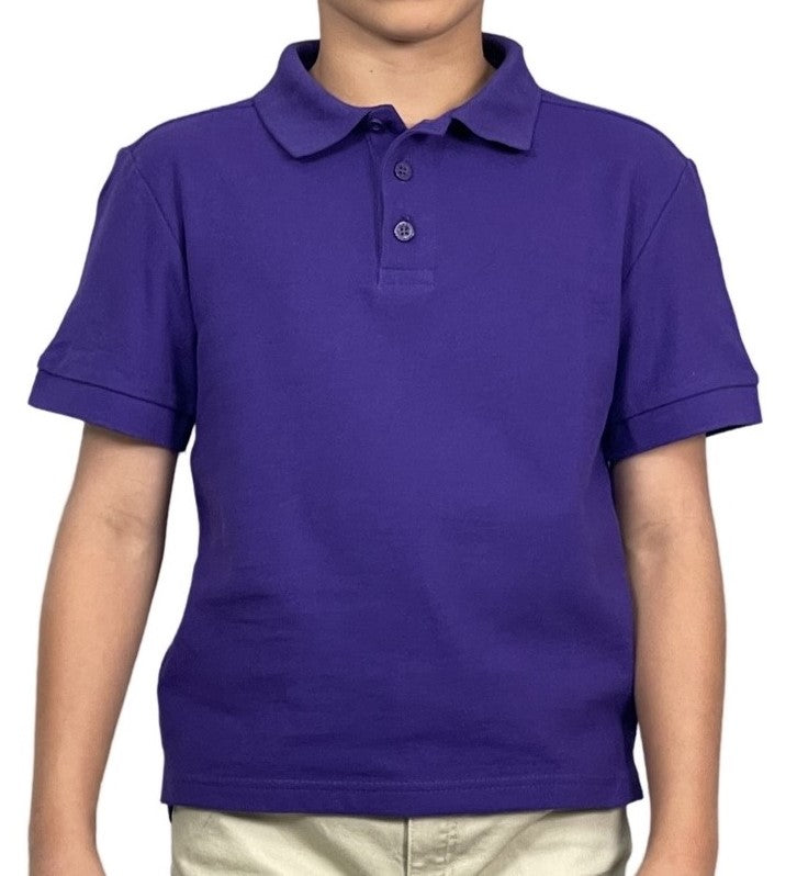 ASU001-Access Unisex Kid's Short Sleeve School Uniform Pique Polo