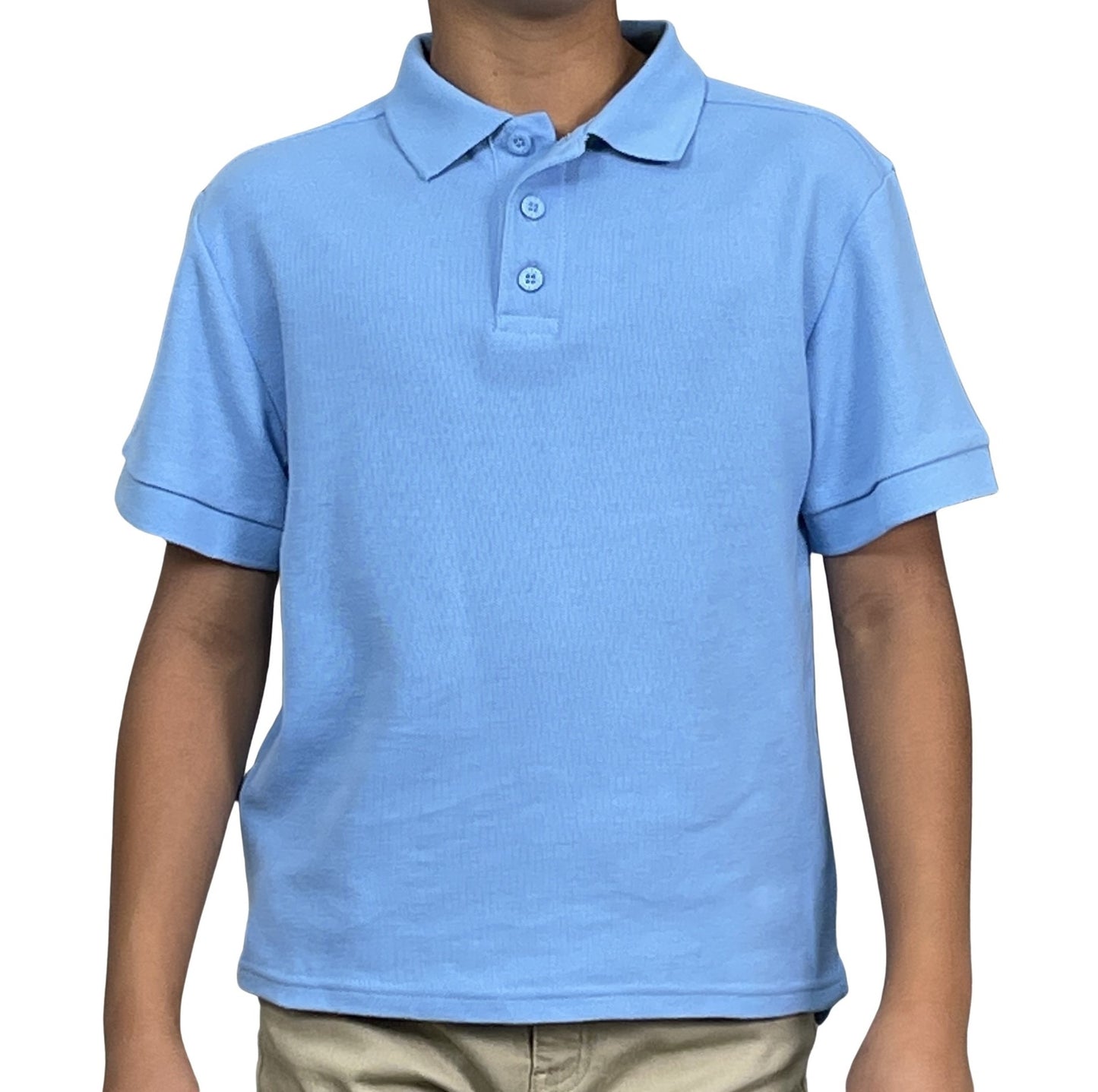 ASU001-Access Unisex Kid's Short Sleeve School Uniform Pique Polo