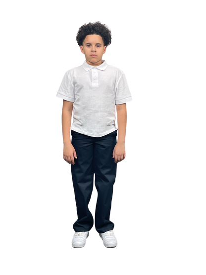 ASU001-Access Unisex Kid's Short Sleeve School Uniform Pique Polo