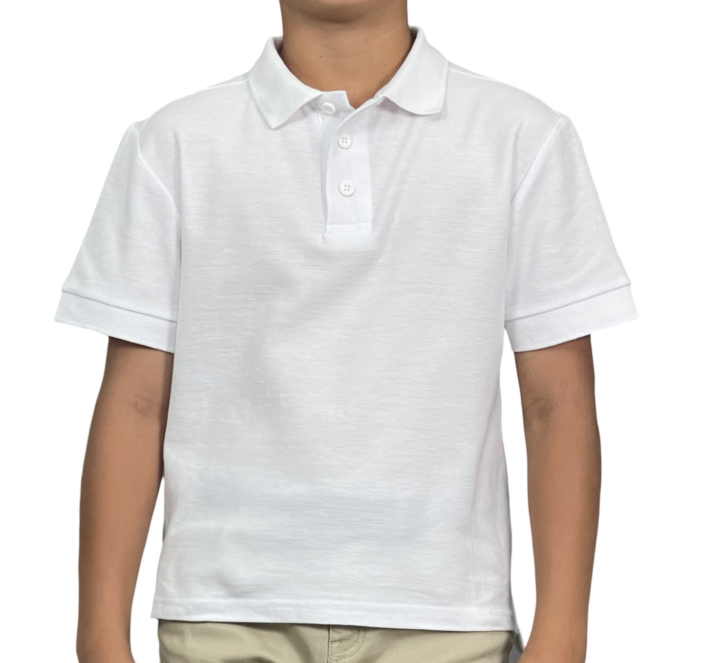 ASU001-Access Unisex Kid's Short Sleeve School Uniform Pique Polo