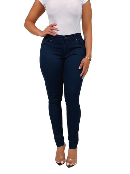 ASU017X-Access Junior's Uniform Skinny Pants(Plus Size)