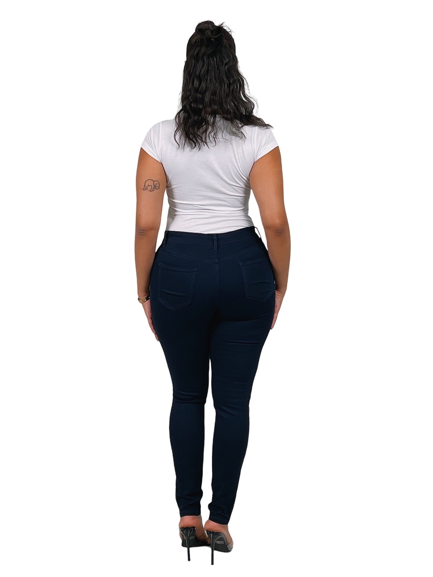 ASU017X-Access Junior's Uniform Skinny Pants(Plus Size)