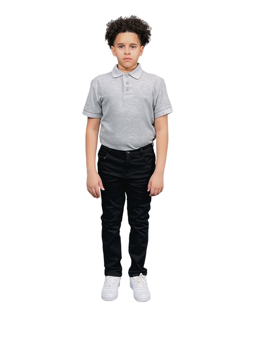 ASU025-Access Boy's School Uniform Stretch Pants