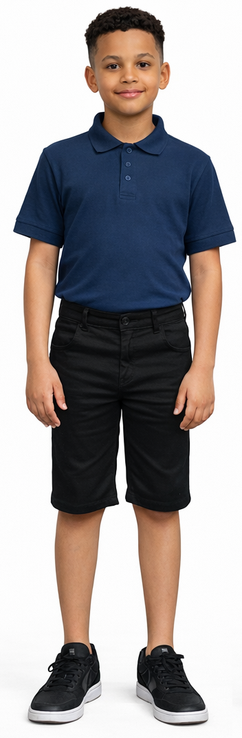 ASU035-Access Boy's Stretch Uniform Shorts