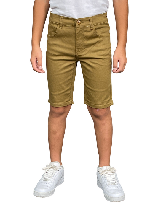 ASU035-Access Boy's Stretch Uniform Shorts