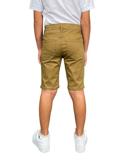 ASU035-Access Boy's Stretch Uniform Shorts
