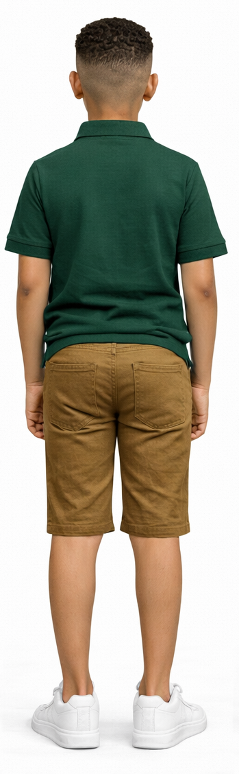 ASU035-Access Boy's Stretch Uniform Shorts