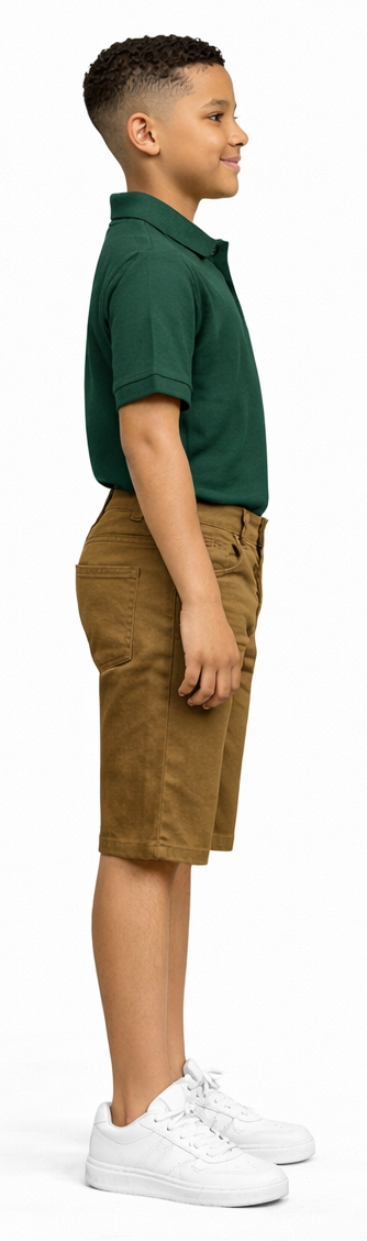 ASU035-Access Boy's Stretch Uniform Shorts