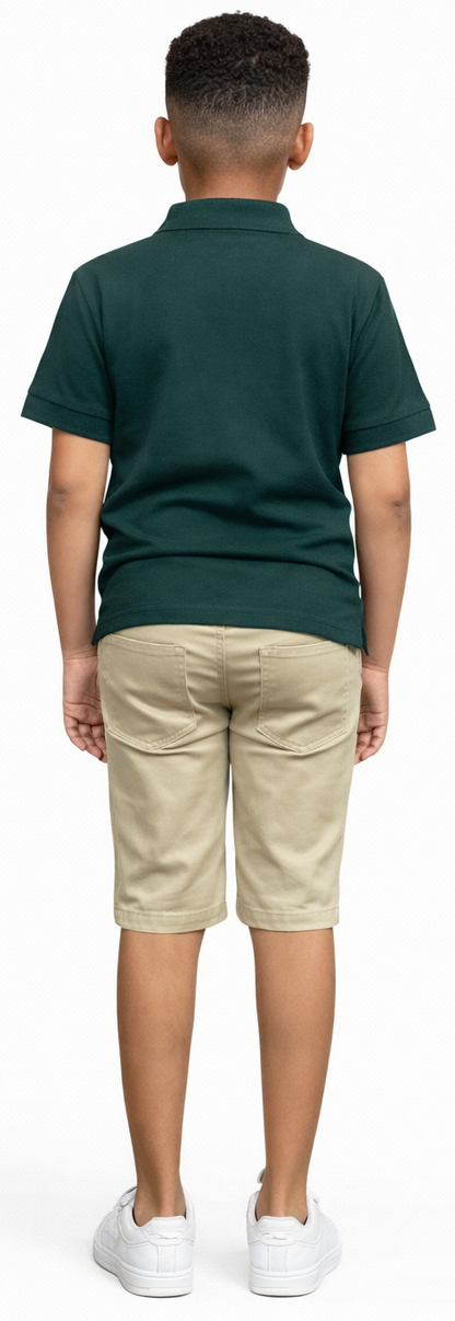 ASU035-Access Boy's Stretch Uniform Shorts