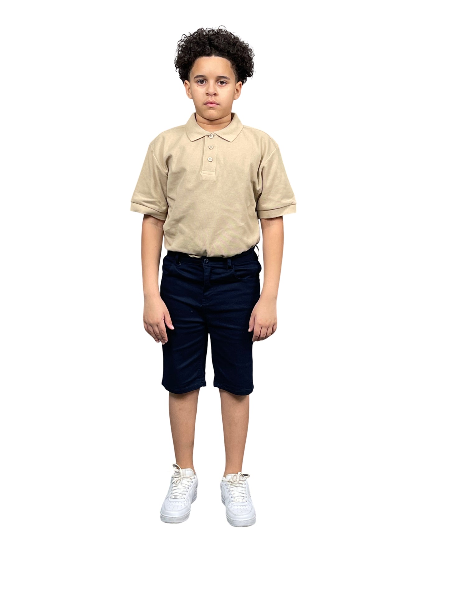 ASU035-Access Boy's Stretch Uniform Shorts