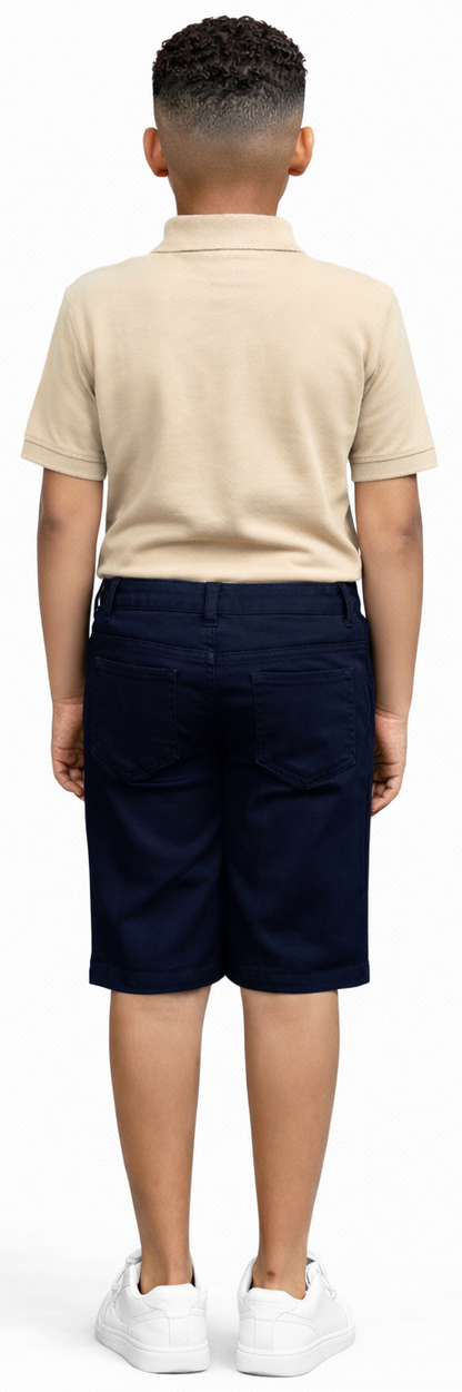 ASU035-Access Boy's Stretch Uniform Shorts