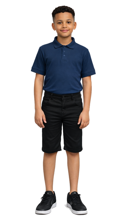 ASU035-Access Boy's Stretch Uniform Shorts