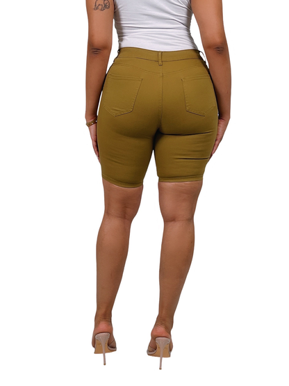 ASU112X-Junior's Uniform Shorts(Plus Size)