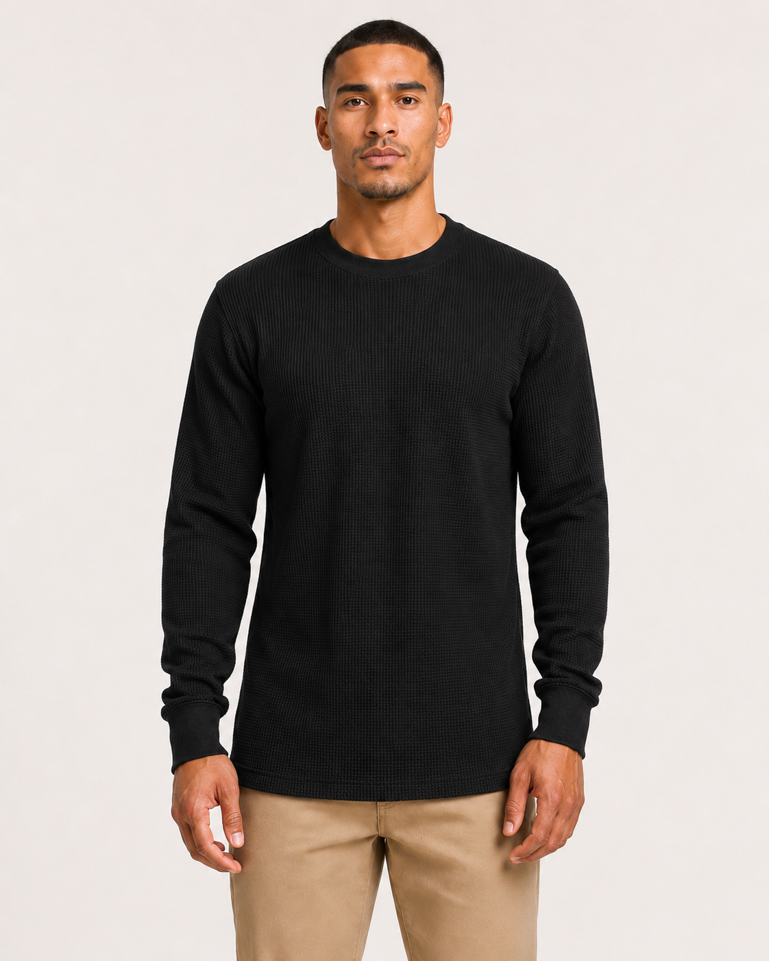 AT11X-Big & Tall Access Men's Heavyweight Long Sleeve Thermal Crew Neck Top