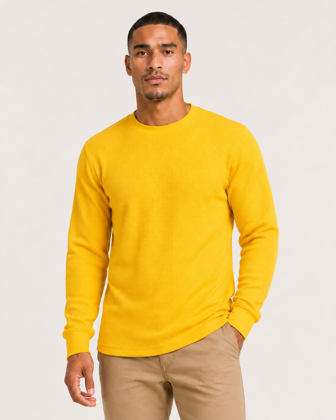 AT11X-Big & Tall Access Men's Heavyweight Long Sleeve Thermal Crew Neck Top