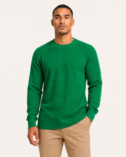 AT11X-Big & Tall Access Men's Heavyweight Long Sleeve Thermal Crew Neck Top