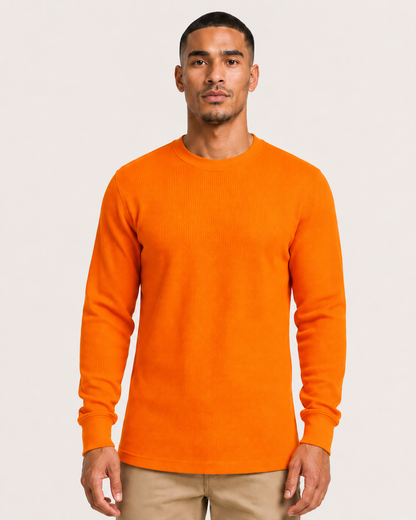 AT11X-Big & Tall Access Men's Heavyweight Long Sleeve Thermal Crew Neck Top
