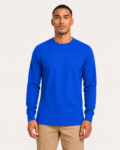 AT11X-Big & Tall Access Men's Heavyweight Long Sleeve Thermal Crew Neck Top