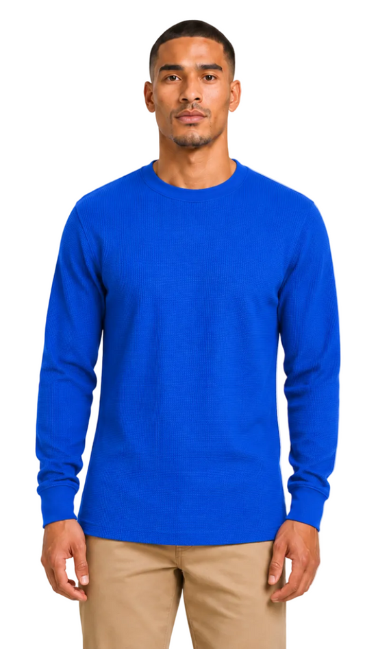 AT11X-Big & Tall Access Men's Heavyweight Long Sleeve Thermal Crew Neck Top