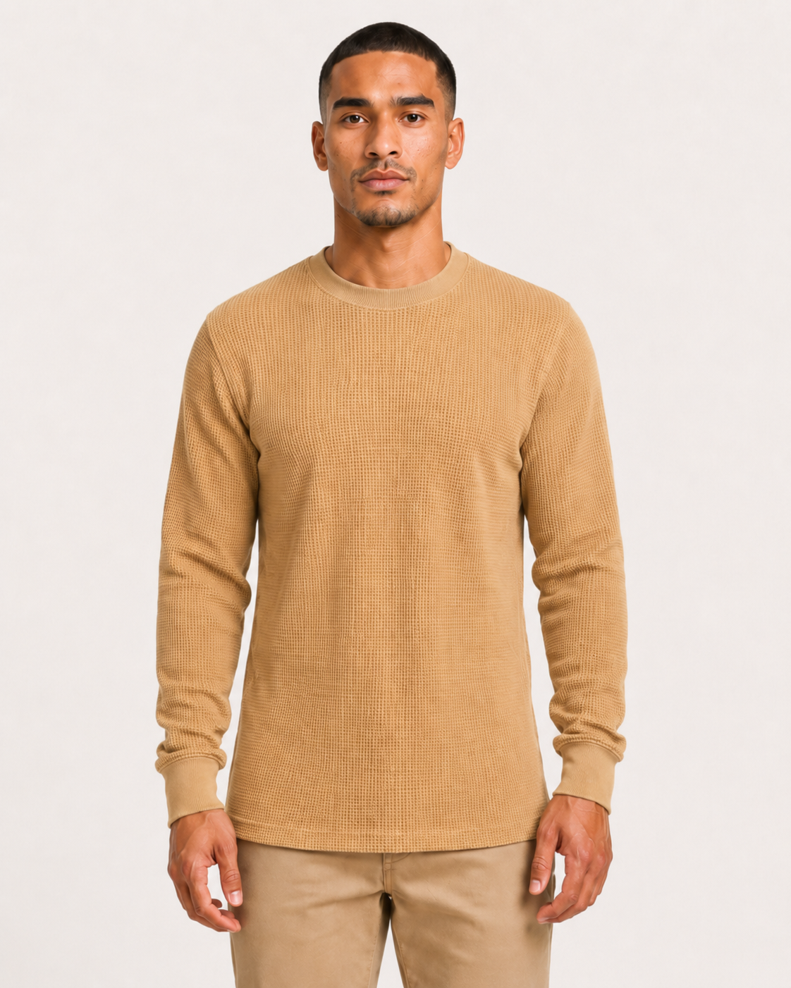 AT11X-Big & Tall Access Men's Heavyweight Long Sleeve Thermal Crew Neck Top
