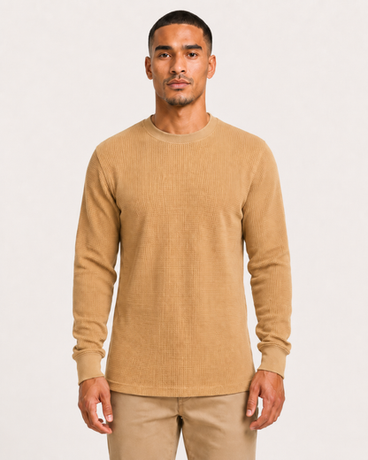 AT11X-Big & Tall Access Men's Heavyweight Long Sleeve Thermal Crew Neck Top