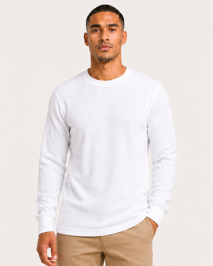 AT11X-Big & Tall Access Men's Heavyweight Long Sleeve Thermal Crew Neck Top
