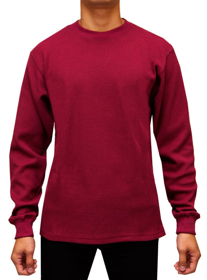 AT11X-Big & Tall Access Men's Heavyweight Long Sleeve Thermal Crew Neck Top