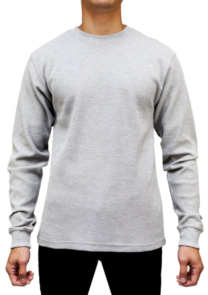 AT11X-Big & Tall Access Men's Heavyweight Long Sleeve Thermal Crew Neck Top
