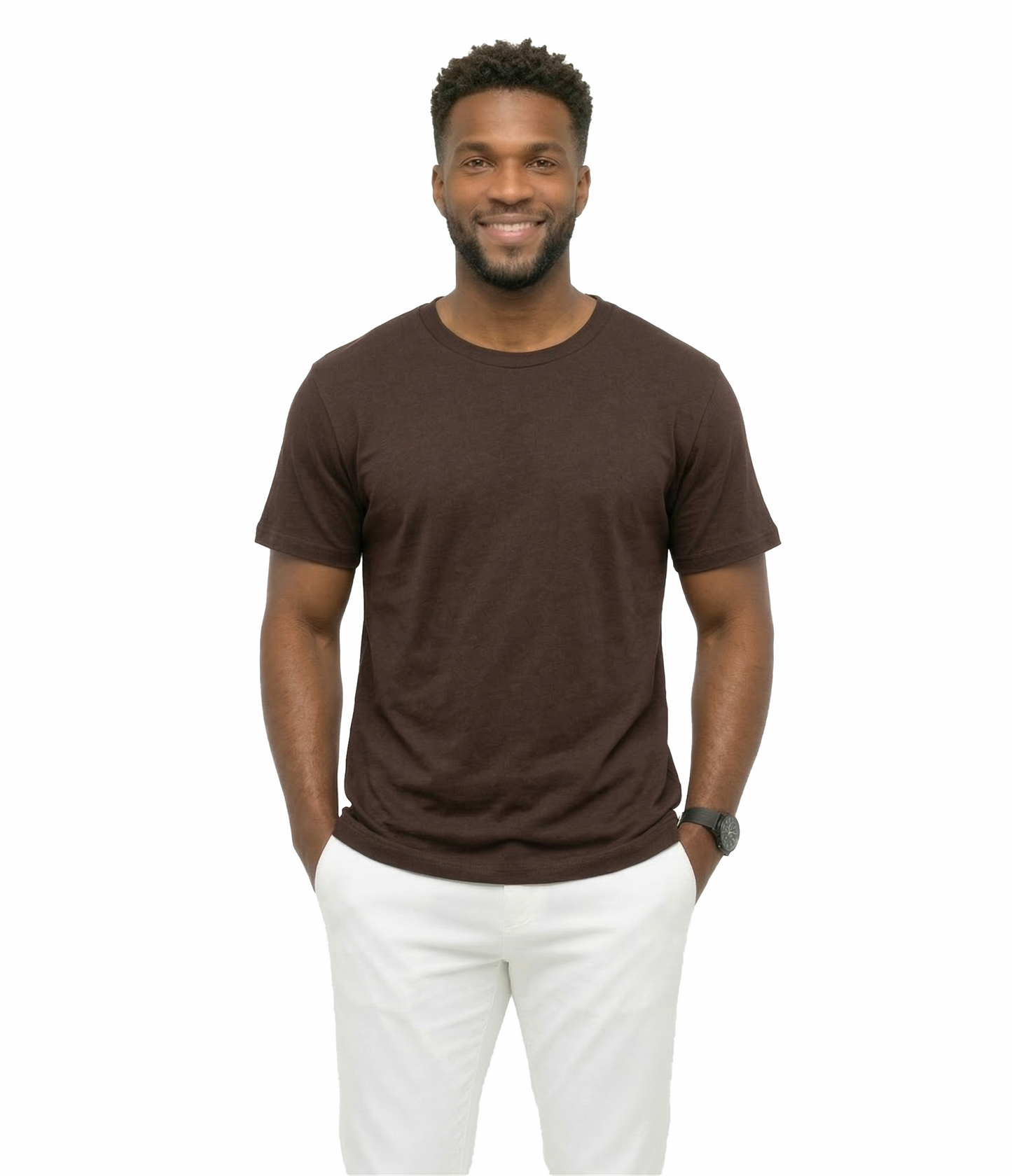 AT35X-Big & Tall-Access Men’s Heavyweight Cotton T Shirts, Short Sleeve Crew Neck Tees for Men, Soft Breathable Everyday Basics, 3-Pack