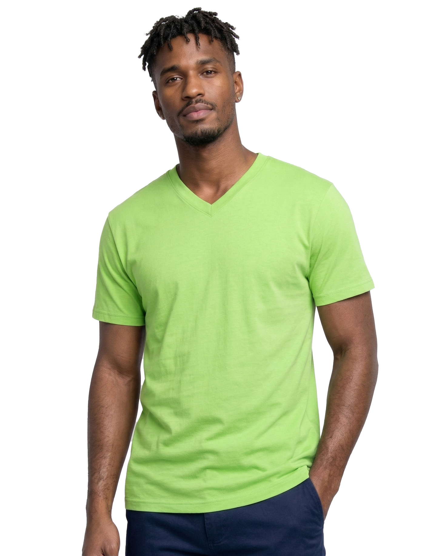 AT37X-Big & Tall-V-Neck SS Tee 3-Pack
