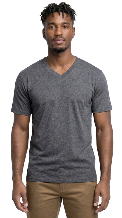 AT37-Access Men's V Neck T Shirts, Comfortable, and Stylish Heavyweight Short Sleeve Cotton V Neck T Shirts for Men, 3-Pack