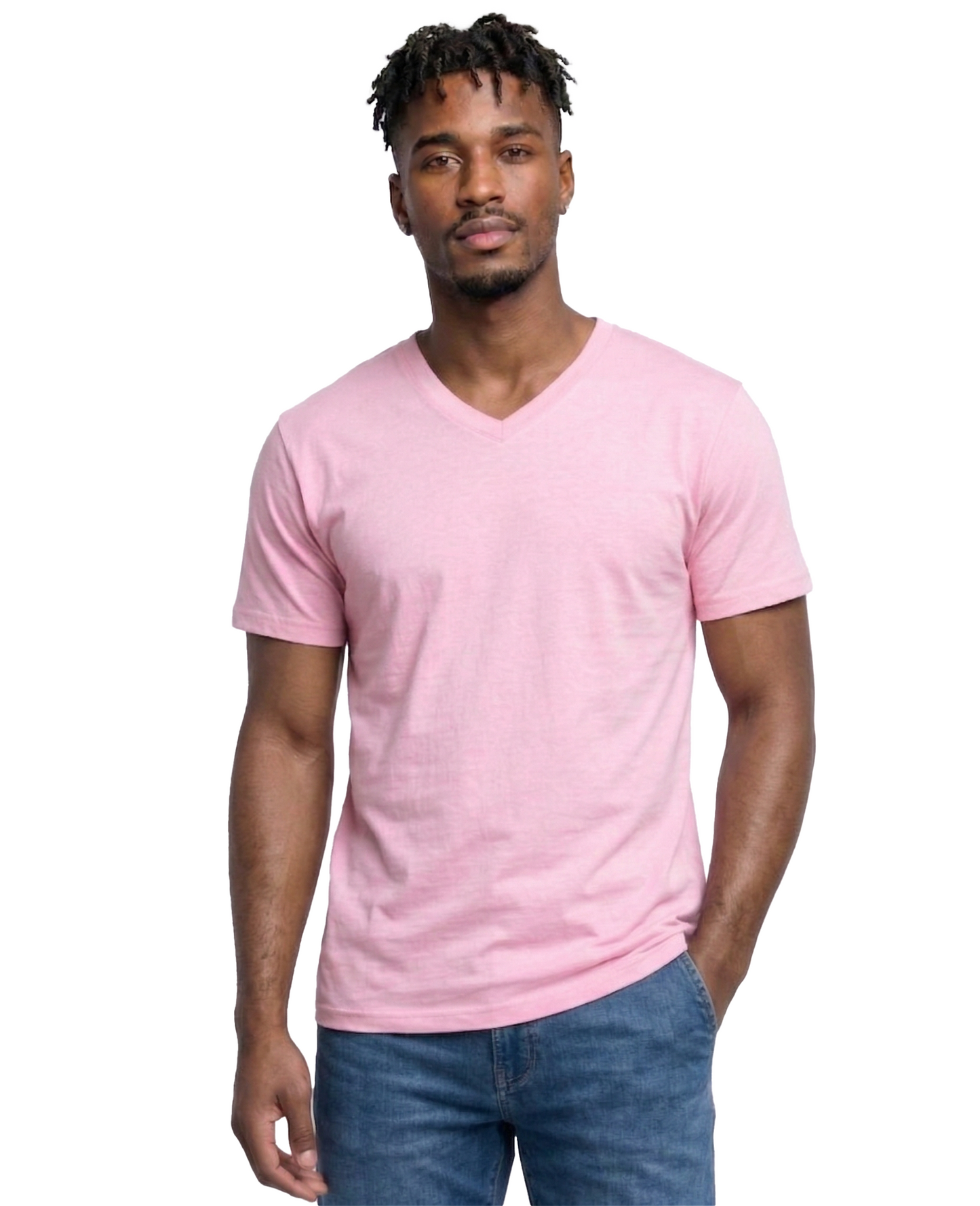 AT37X-Big & Tall-V-Neck SS Tee 3-Pack