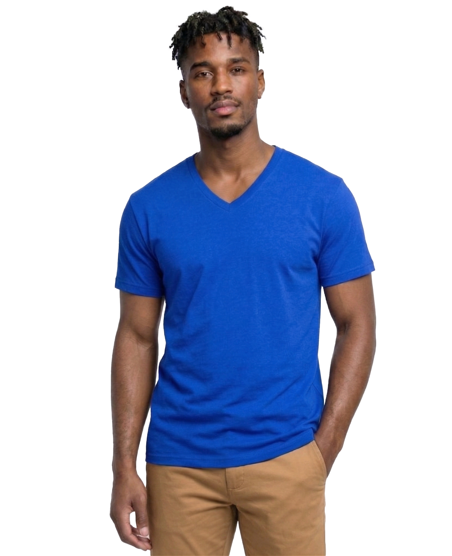 AT37X-Big & Tall-V-Neck SS Tee 3-Pack