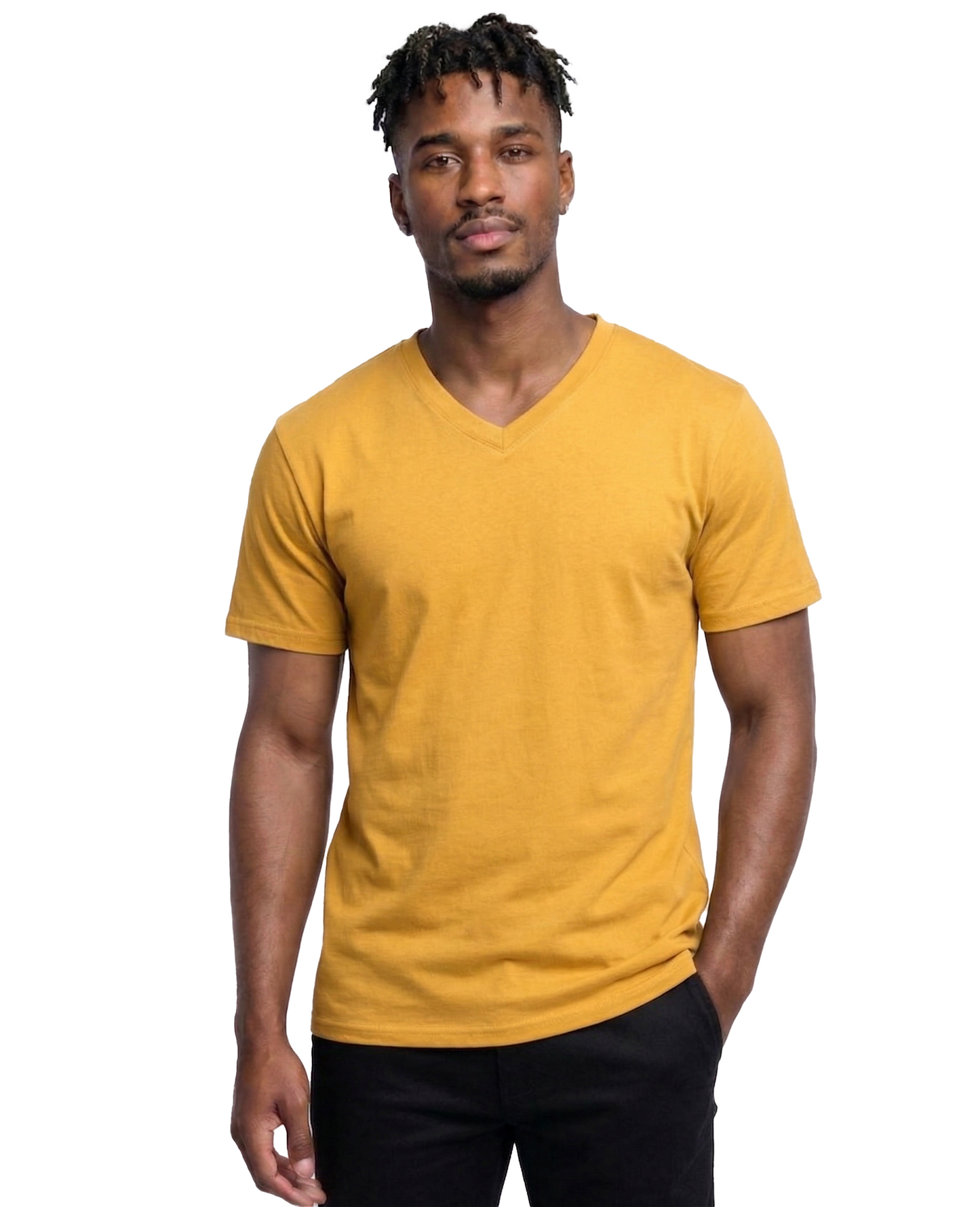 AT37X-Big & Tall-V-Neck SS Tee 3-Pack