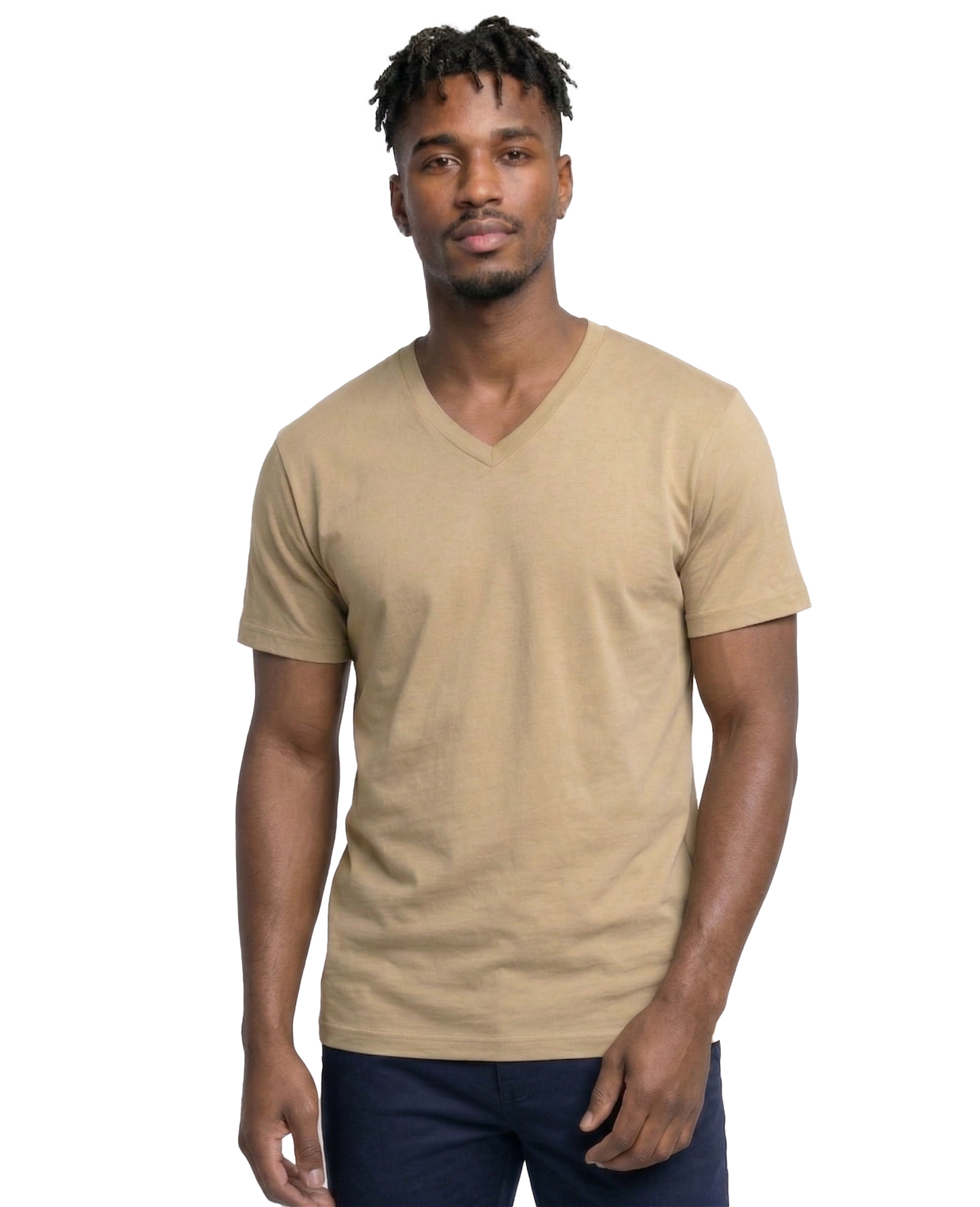 AT37X-Big & Tall-V-Neck SS Tee 3-Pack
