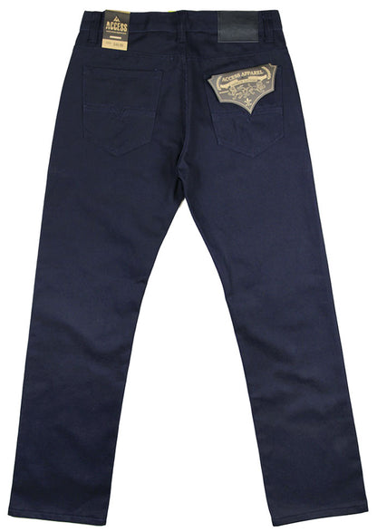 AP14011-Men's Basic Casual Twill Color Jeans